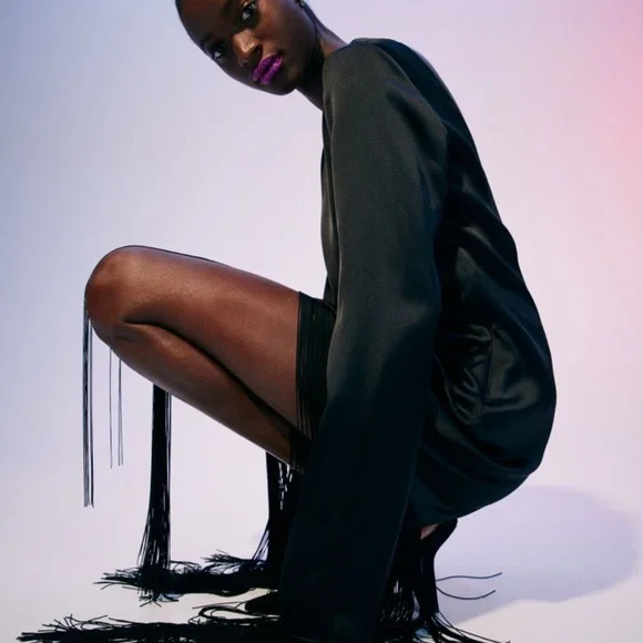 H&M fringe- trimmed dress - Picture 6 of 8